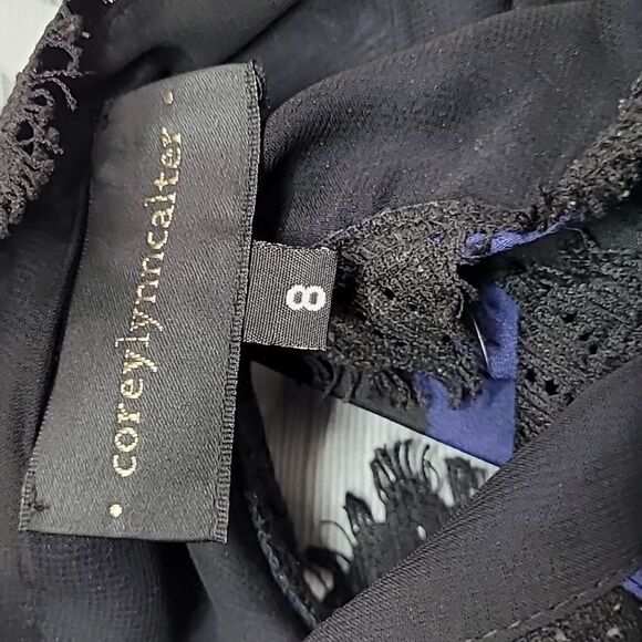 Corey Lynn Calter Polka Dot Midi Dress Size 8 - Picture 10 of 11